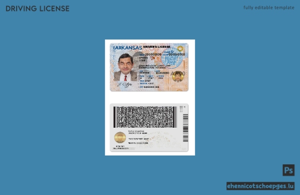 USA Arkansas Führerscheinbeispiel